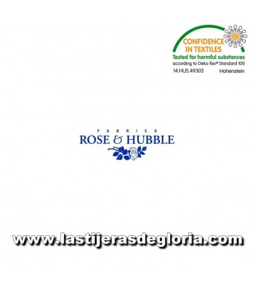 Tela patchwork lisa blanco True Craft Cotton de Rose & Hubble