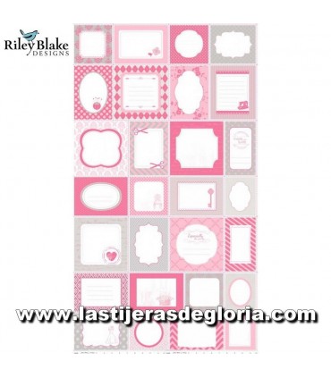Panel etiquetas patchwork Sew Labels de Riley Blake Designs